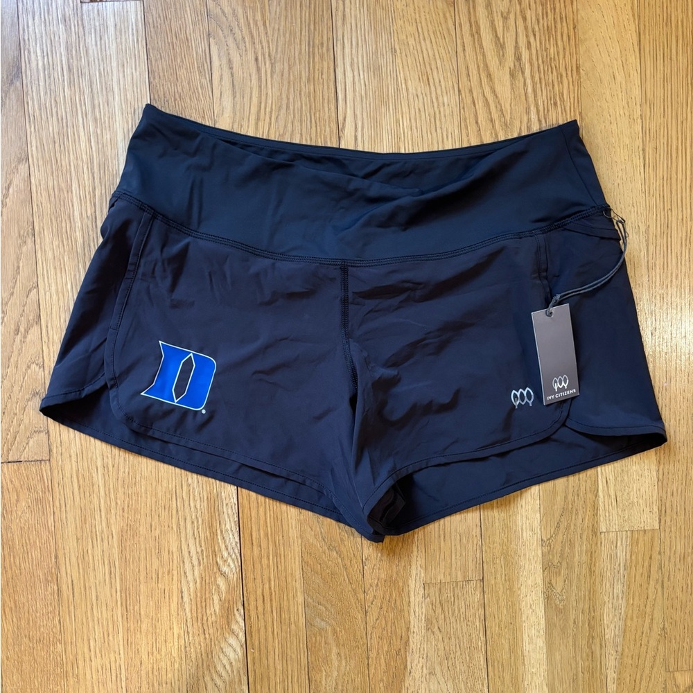 Duke Ivy Citizens Black Women's Running Shorts (new with tags) Size 8